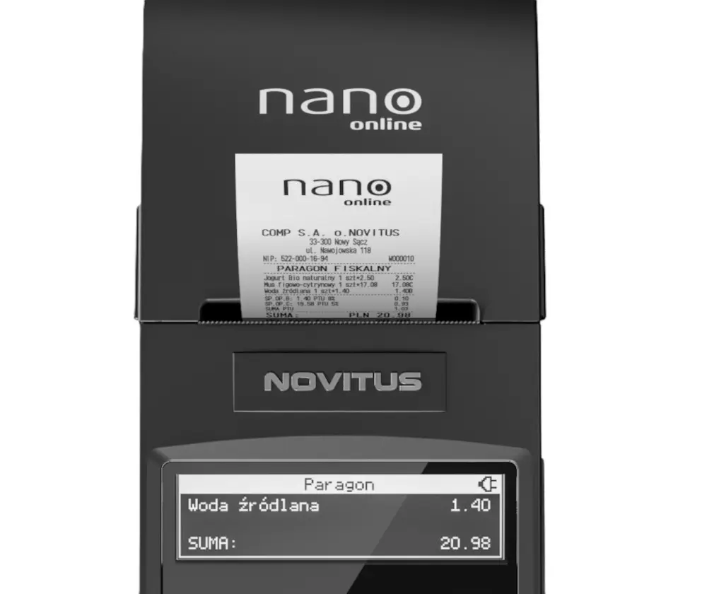 Kasa fiskalna Novitus NANO Online